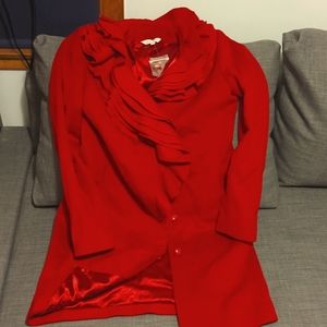 Boston proper 🍒 red coat sz 6